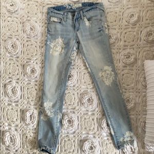 Skinny jeans floral